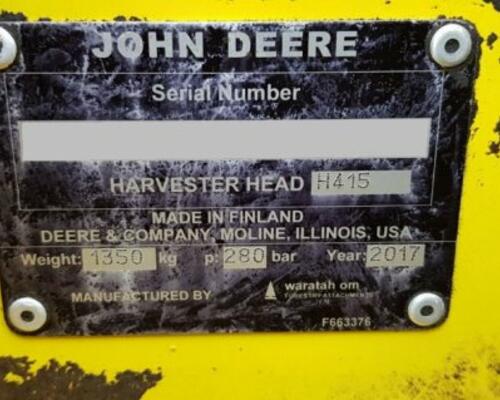 John Deere 1270 G +H415