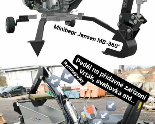 Minibagr Jansen MB-360°