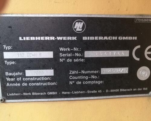 Liebherr 112 EC-H 8 Litronic